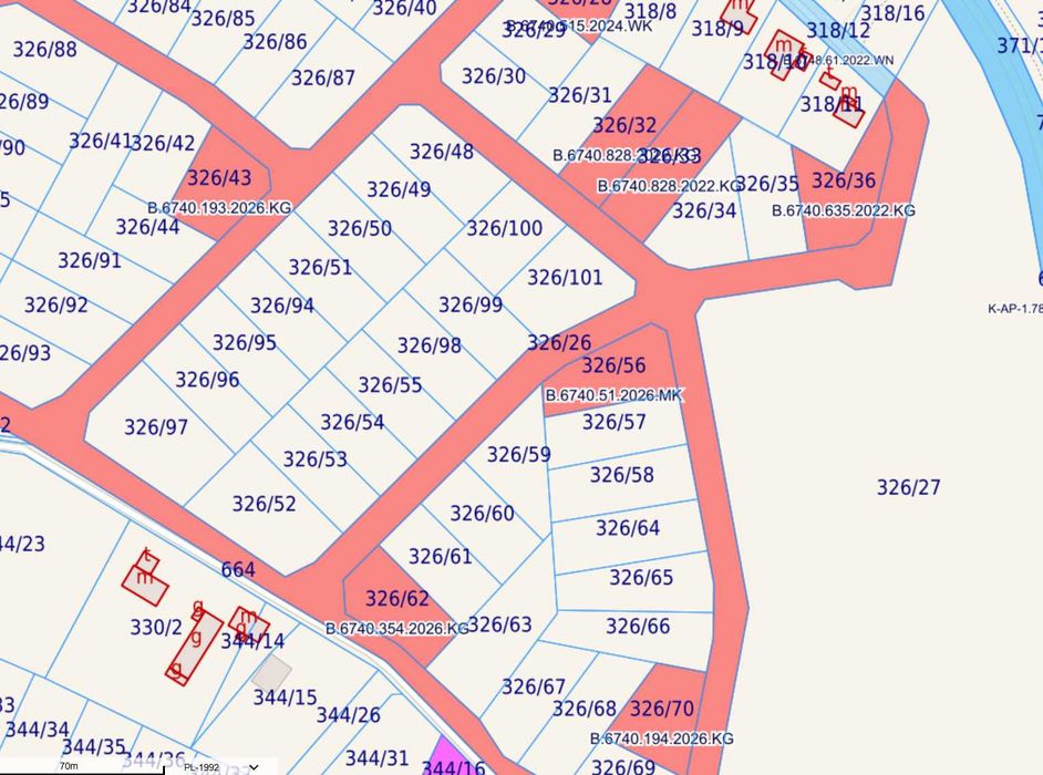 Działka z warunkami zabudowy, plan ogólny - Świeszyo