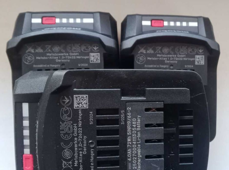 Нові акумулятори Metabo CAS LiPower 18 V 4 Ah