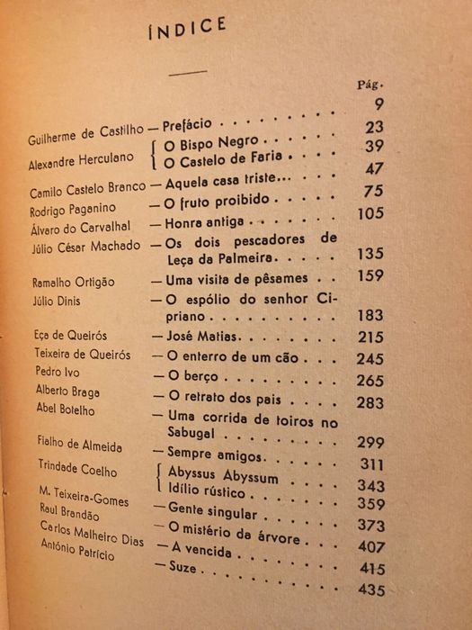 Revistas Literárias/José Régio/ Mourão-Ferreira/ Melhores Contos