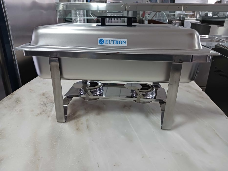 ACM1496 - Rechaud Chaffing Dish Inox Banho Maria - Novo