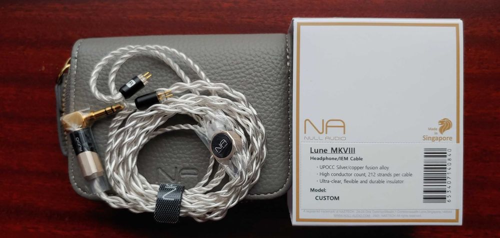 Kabel do słuchawek 2 PIN Null Audio Lune MKVIII Premium 3.5mm