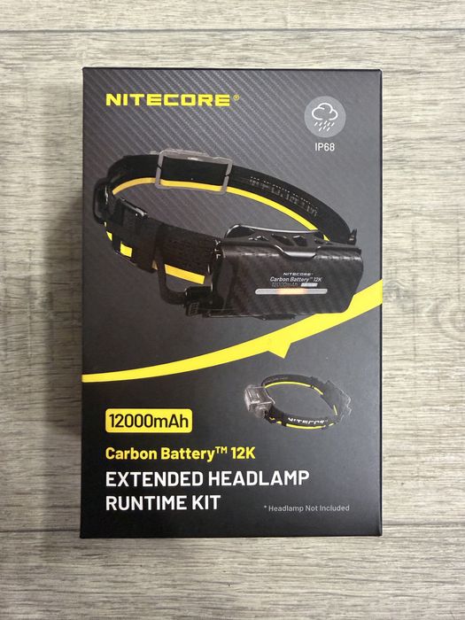Джерело живлення для налобних ліхтарів Nitecore Carbon Battery 12K Kit