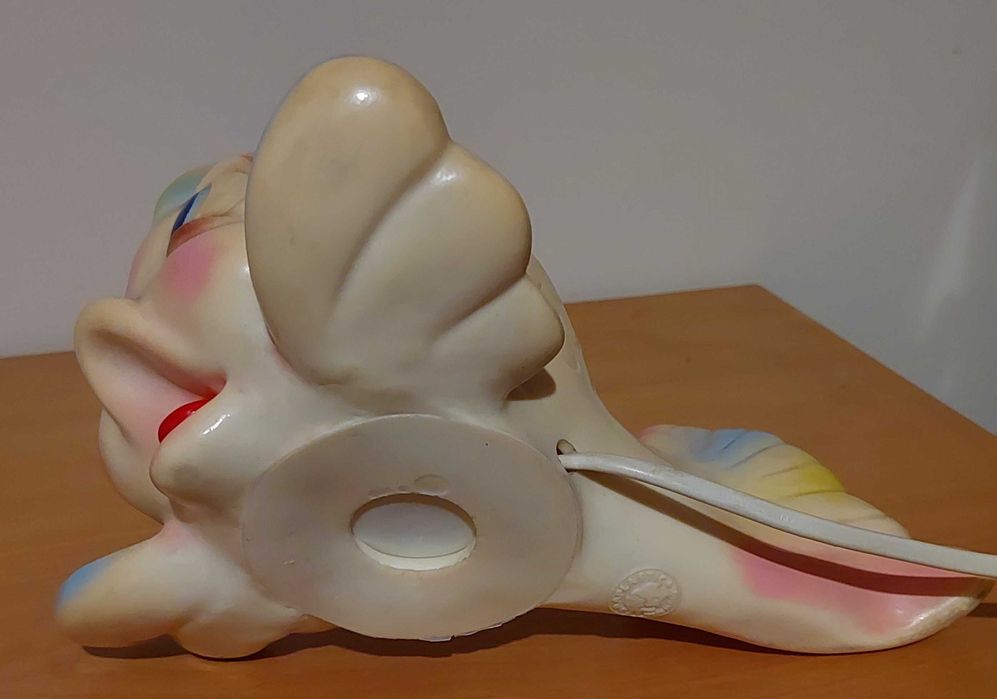 Raro candeeiro de criança muito antigo. Peixe Cleo