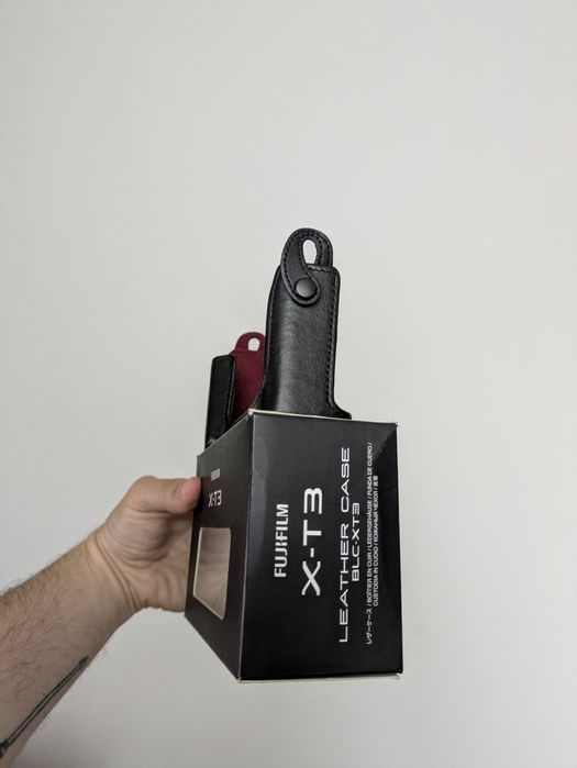 Leather case Xt3 BLC-xt3 Fujifilm base proteção pele Original
