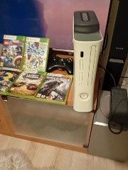 xbox 360 + 5 gier