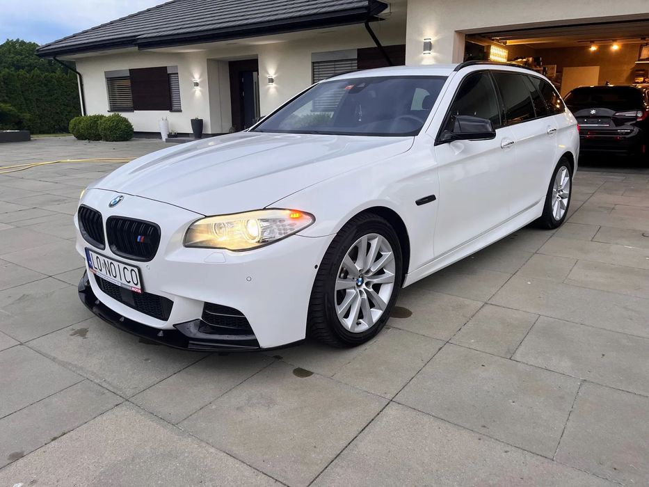 BMW Seria 5 M550D xDrive  ** FULL,FULL OPCJA **  BIAŁY KRUK tylko 155 tyś. Km
