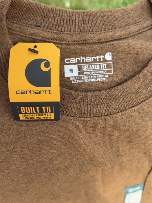 Koszulka  Carhartt Pocket - Oiled Walnut Heather