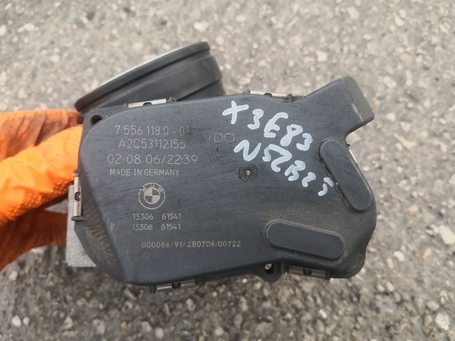 Przepustnica powietrza BMW X3 e83 N52B25A 218KM e60 e90 e87 n53 n52n