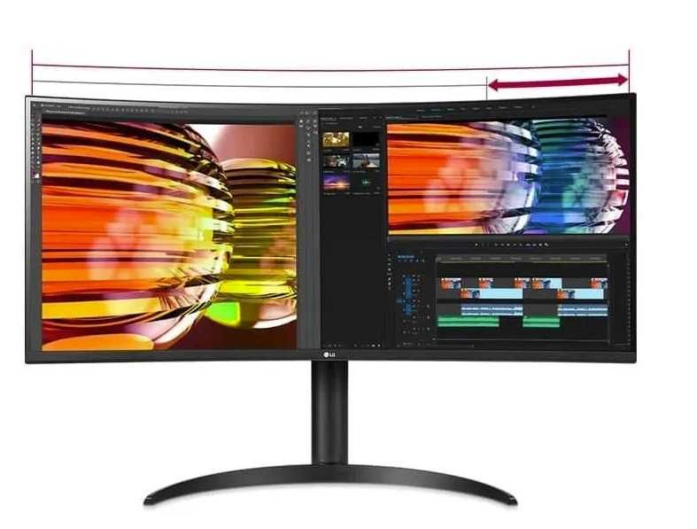 Monitor LG UltraWide 34WP75C-B 34" LED, VA Curved 160Hz HDR10 3440 x 1440