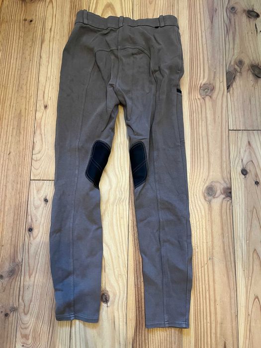 FOUGANZA Calças com Reforços Equitação Criança Tamanho M Castanho