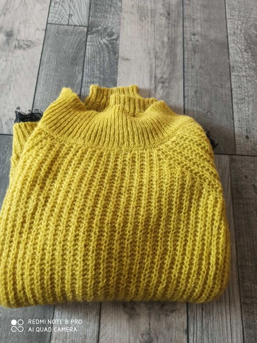 Vintage sweterek z wełną