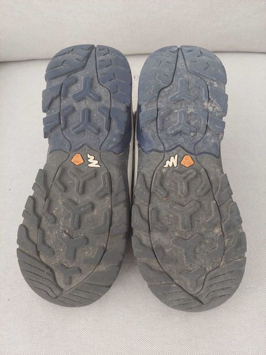 Botas caminhada Quechua CROSSROCK MID impermeáveis tamanho 34