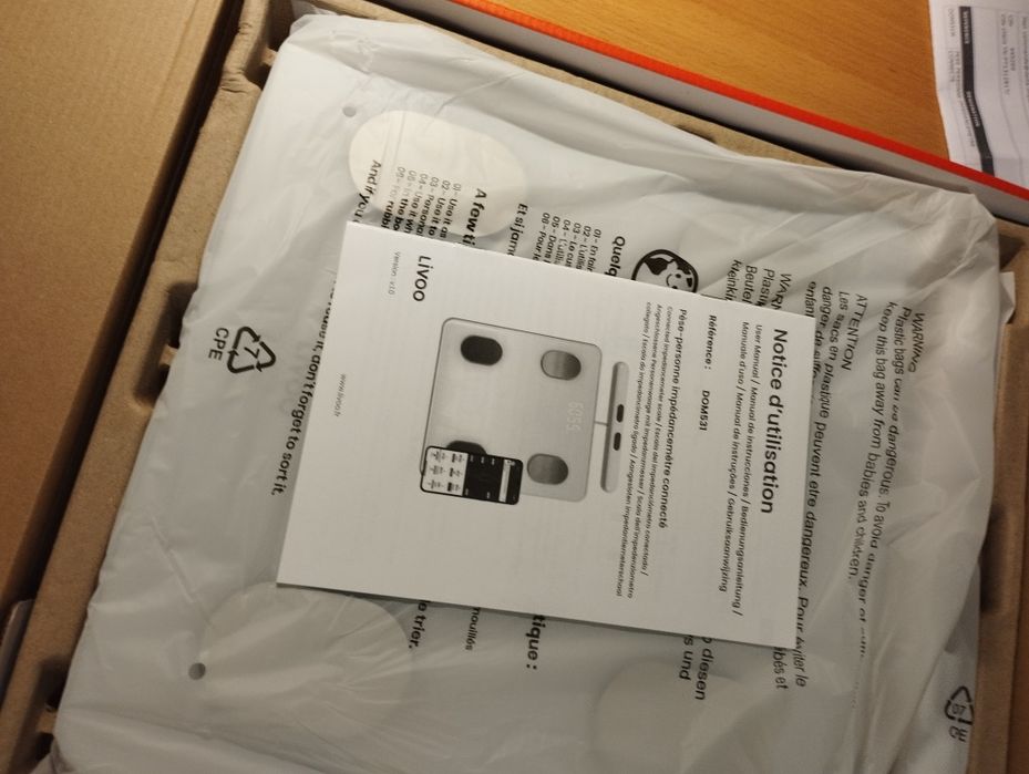 Balança digital NOVA Marca Livvo