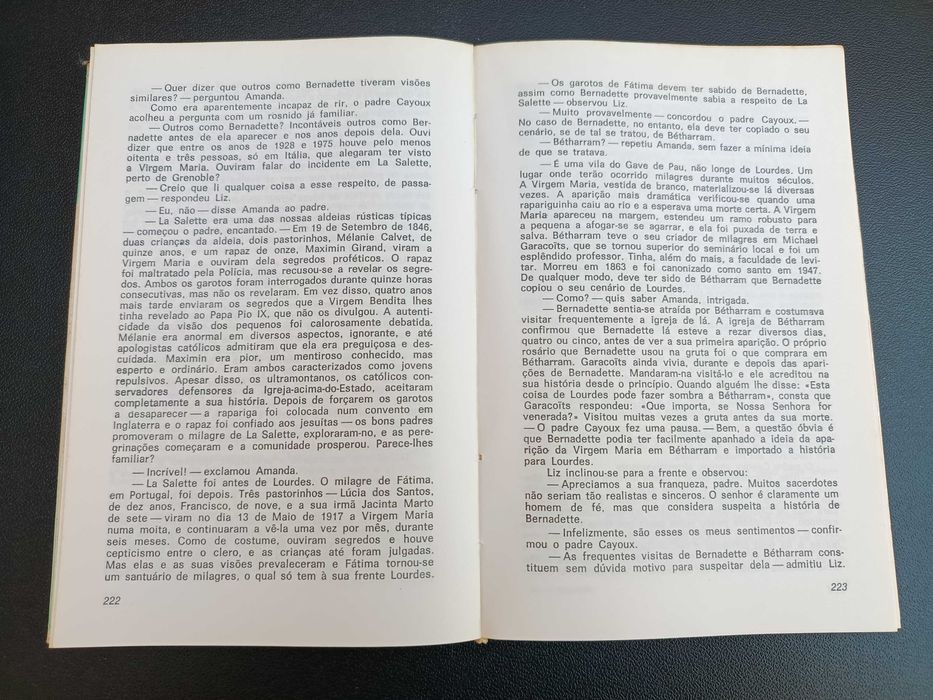 Livro "O Milagre", de Irving Wallace
