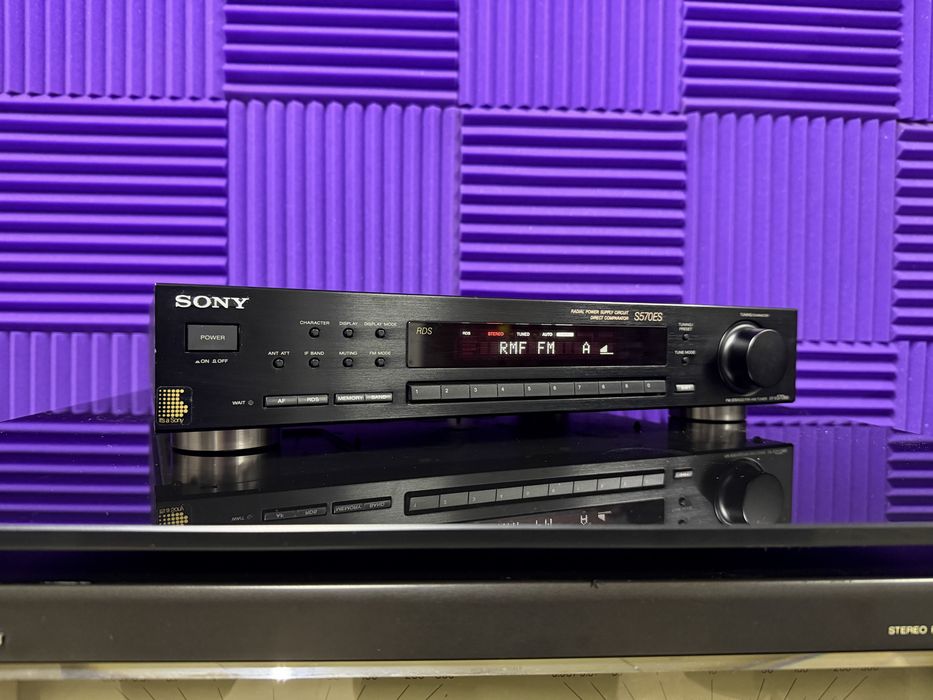 ‼️ Sony ST-S570ES – Tuner FM/AM Hi-Fi z Systemem RDS, Cyfrowym Dostrajaniem, Pamięcią Stacji i Precyzyjnym Odbiorem | Audio Room