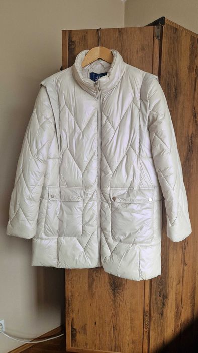 Damska kurtka pikowana, kamizelka. 2 w 1. L/XL