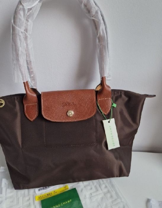 BRĄZOWA torebka LONGCHAMP roz M Nowa
