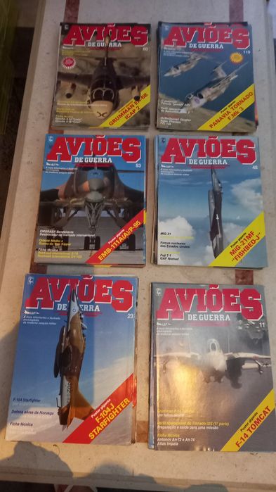 Vendo 80 fascículos de Aviões de Guerra