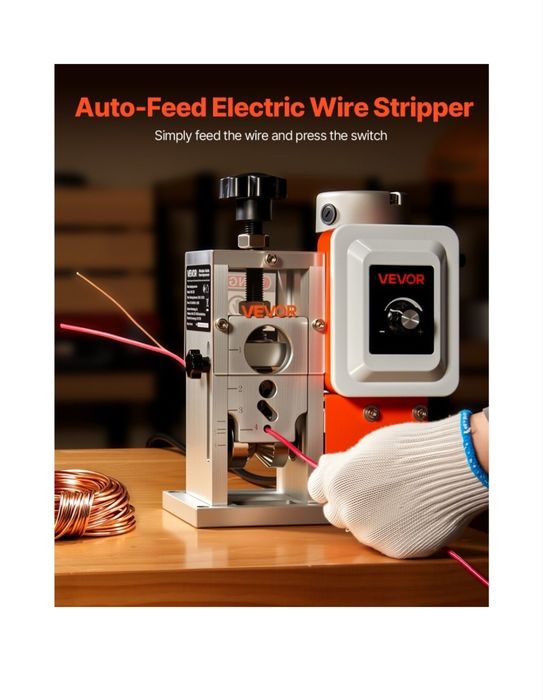 Máquina descarnar fio elétrica