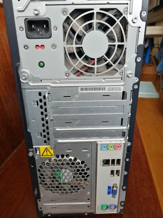 PC HP + monitor Samsung 17 polegadas