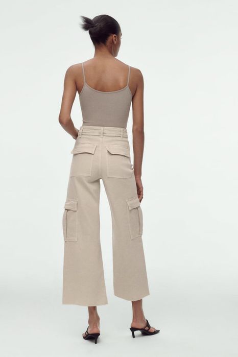 Джинси Zara бежеві