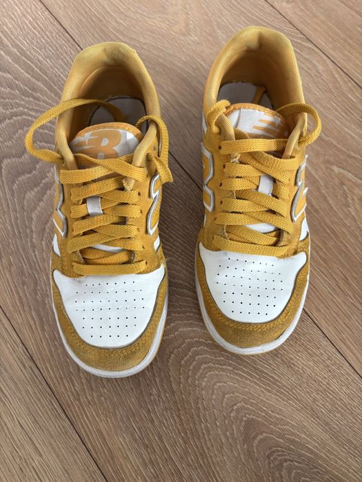 Sneakersy młodzieżowe New Balance żółte 36