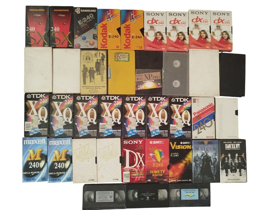 Kasety VHS 38 sztuk