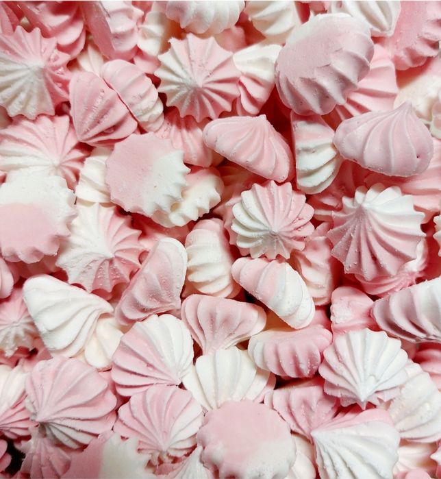 Bezy małe różowo niebieskie pastelowe 30g