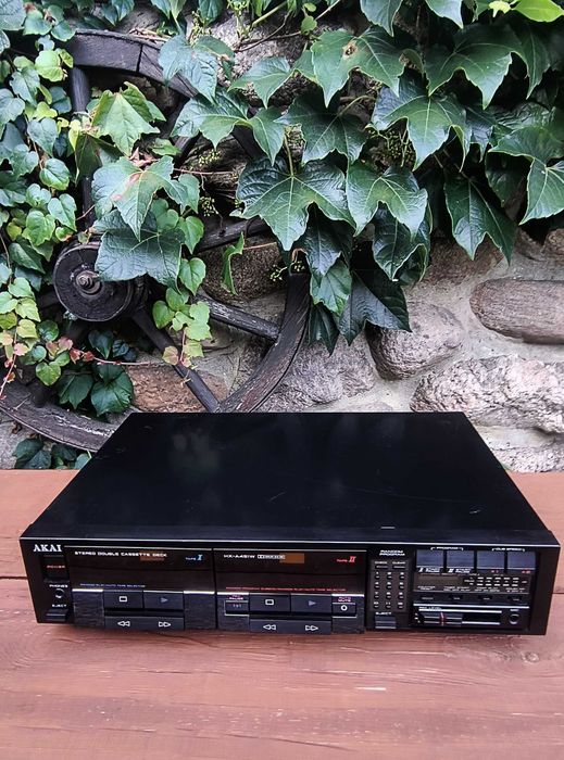 Magnetofon dwu kasetowy Deck  Akai HX-A451W  1986 rok