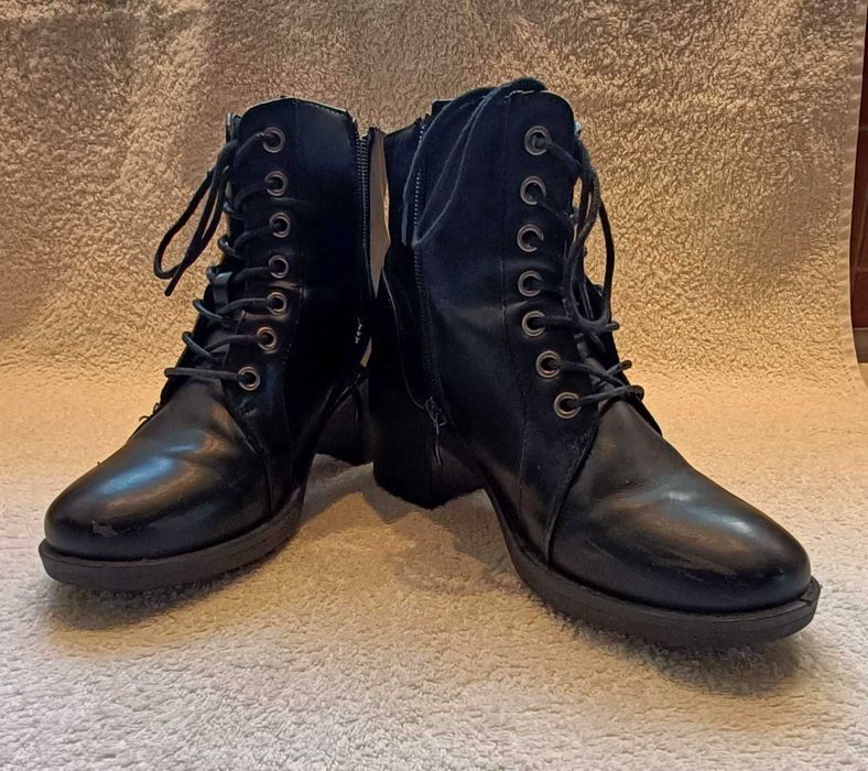 Botki zimowe krótkie. Mało używane. Rozm 37.