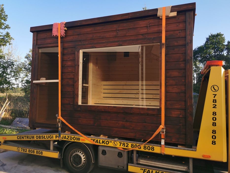 Sauna Ogrodowa Ocieplona wełną + Piec Hit! Leasing Raty  
3,5mSaun