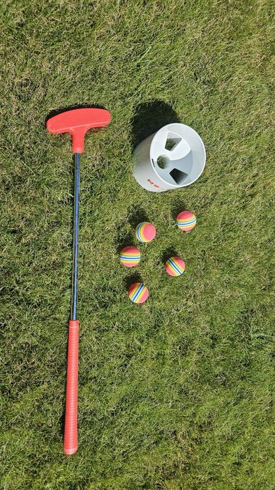 Mini-golf do ogrodu dla dzieci. Bezpieczne