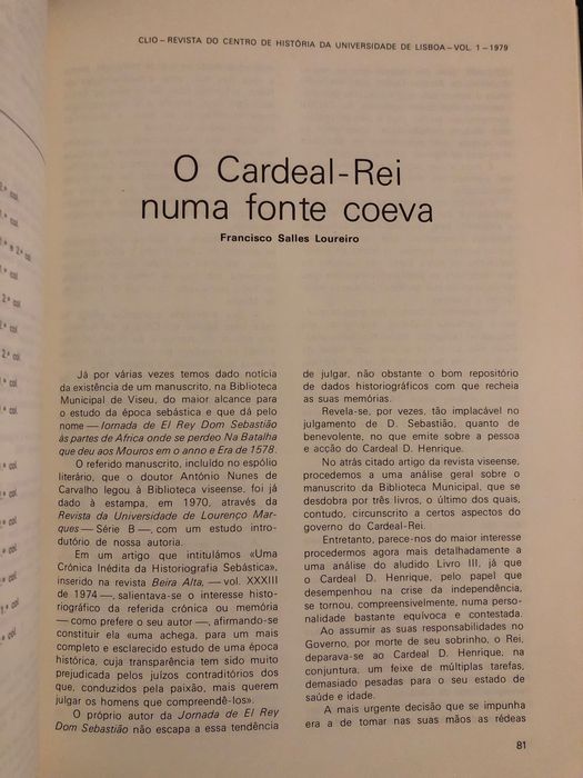 Clio / Revista de Ciências Históricas