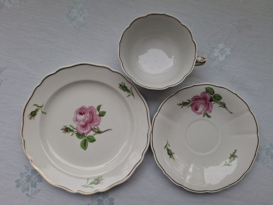 Тріо, пара  і тарілки Meissen