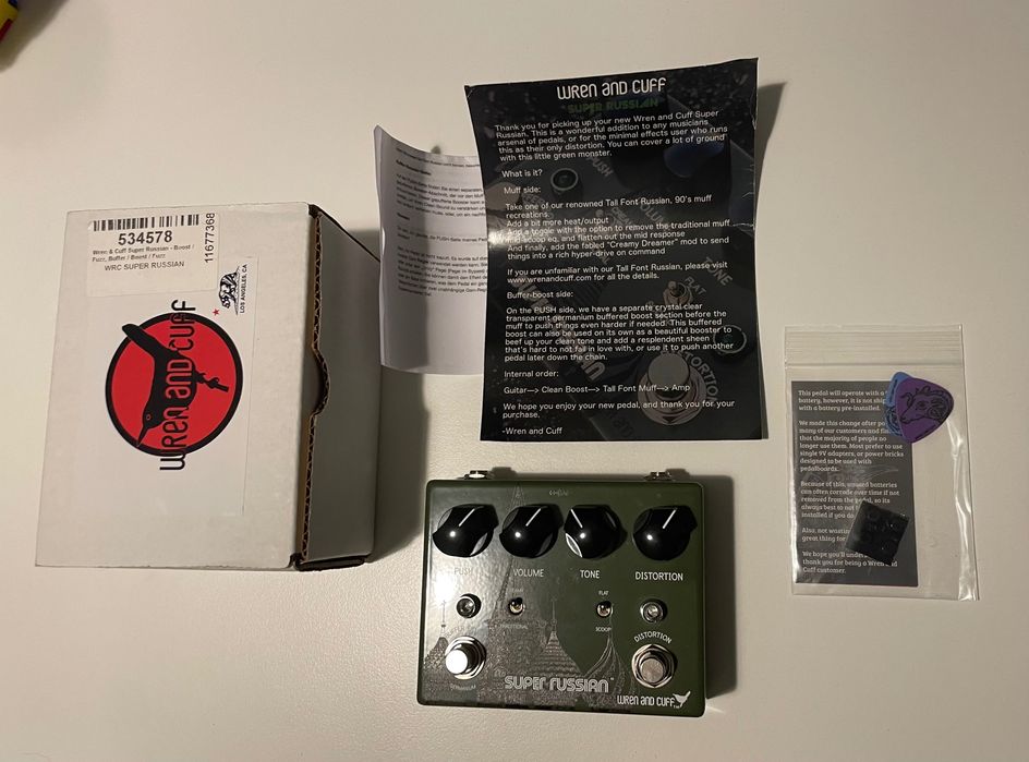 Wren and Cuff Super Russian – fuzz Big Muff + germanowy boost