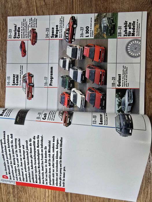 Prospekt Mitsubishi wyposażenie dodatkowe