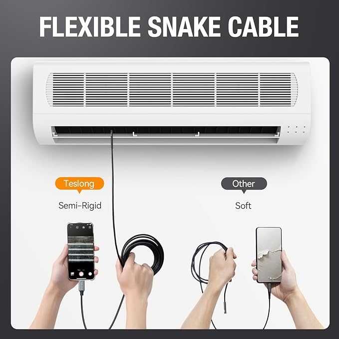 TESLONG 2 in 1 Inspection Camera NTC30L/D kamera dla mechanika