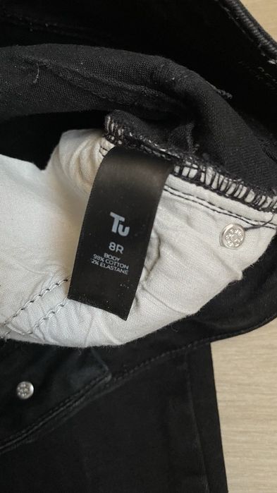 Джинси чорні кльош 36-38