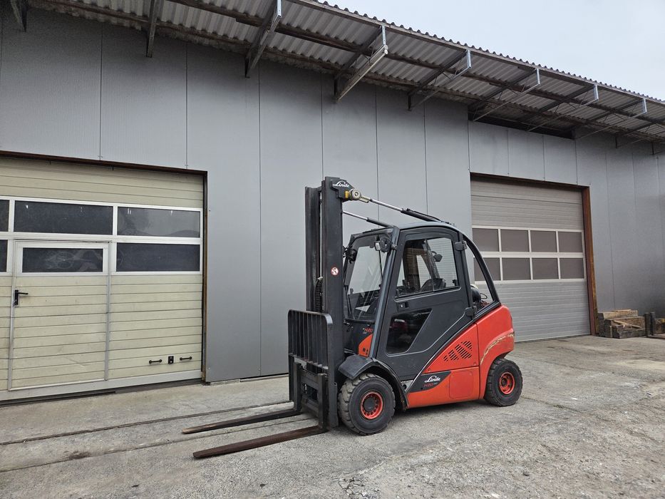 Wózek widłowy Linde H20T-02/600 EVO, Rok 2014, Triplex 5.96 m, Przesuw