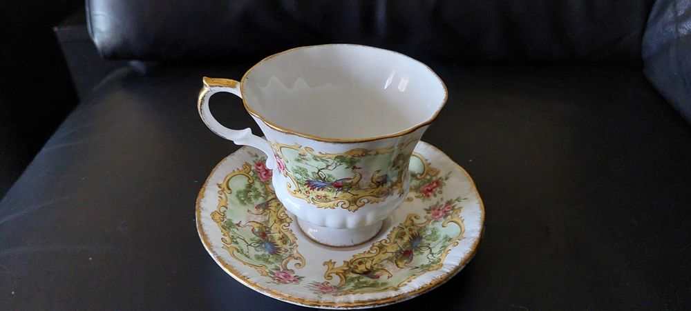Chávena e pires Paragon – Fine Bone China – Inglaterra