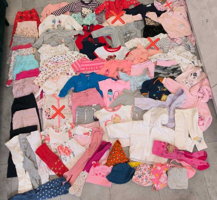Paczka ubrań dla niemowlaka