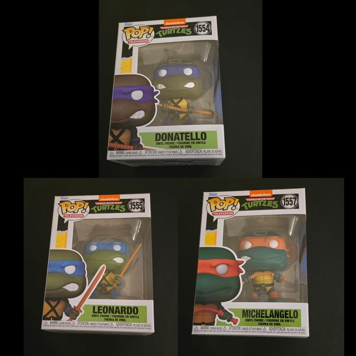 Funko pop - Turtles Teenage Mutant Ninja TMNT - Leonardo Donatello etc