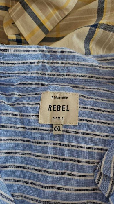 Koszula męska XXL REBEL nowa duża bawełna