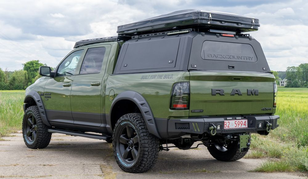 Nadkola poszerzenia nadkoli nakładki Dodge RAM 1500 4th Gen 09-18