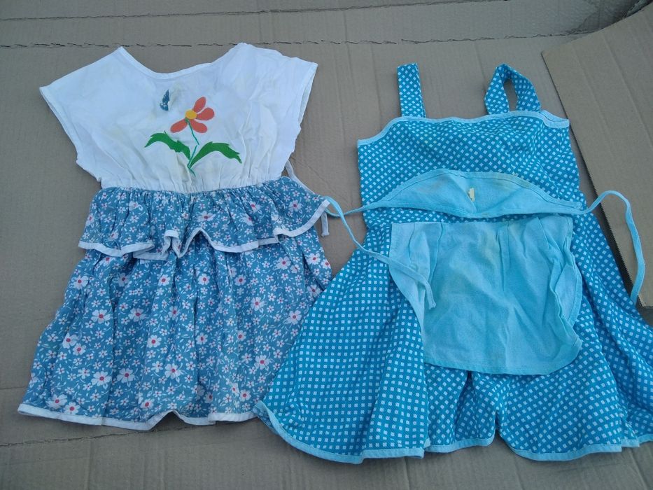 1 лотом за 1300 грн детские и взрослое платье СССР для перешива