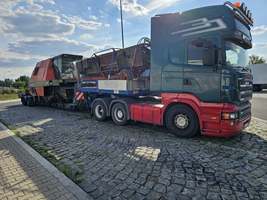 Transport Kombajnów / Sieczkarni / Gabaryty / Tiefbett / Niskopodwozie