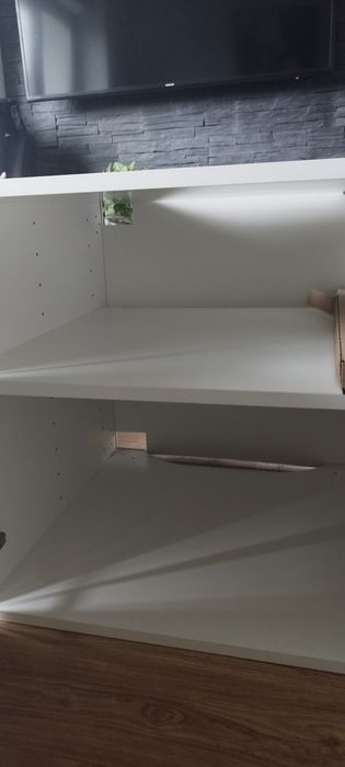 Szafka nad lodówkę Ikea voxtorp biały połysk