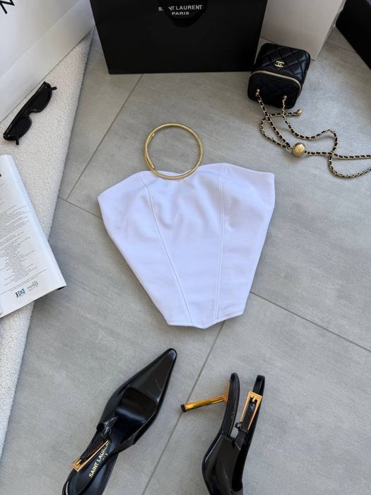 Зручний  Корсет Білий S