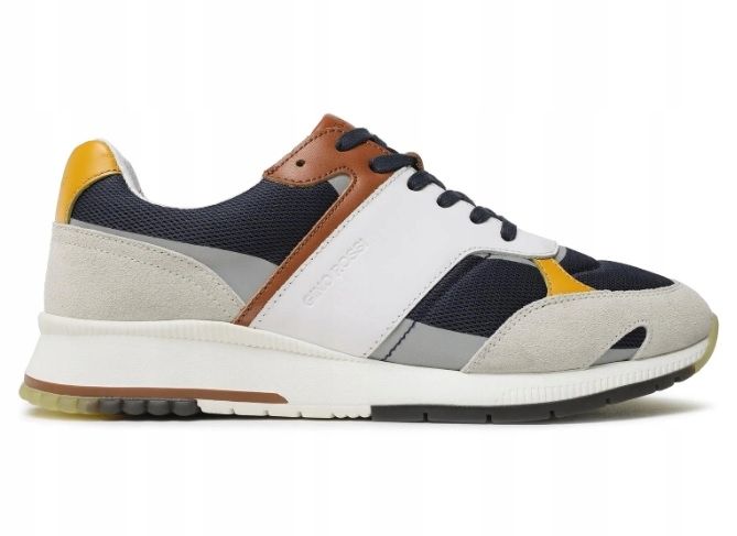 Gino Rossi Torino-01 Sneakersy Męskie Granatowe Rozmiar 43