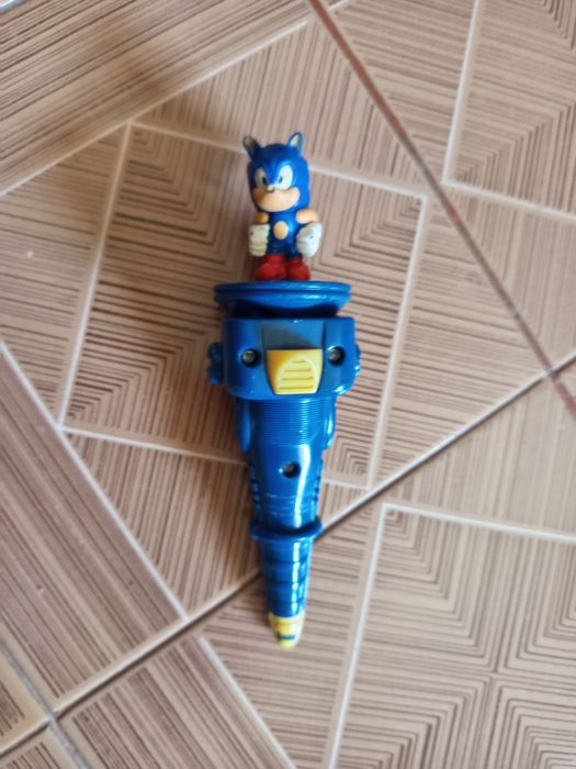 Pião Sonic para brincar ou colecionar